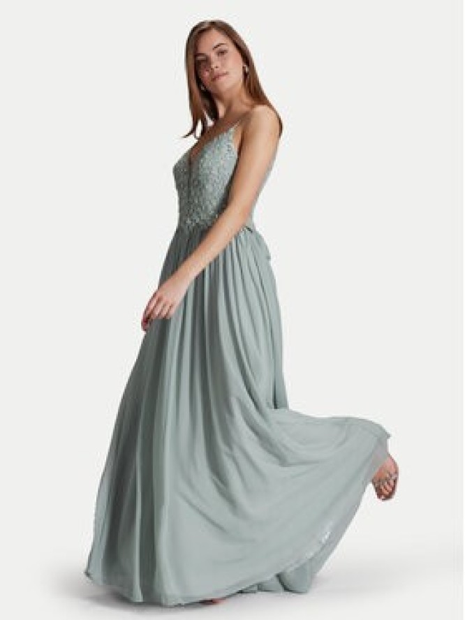 Hey Kyla Sukienka wieczorowa 5AI082HK Zielony Regular Fit