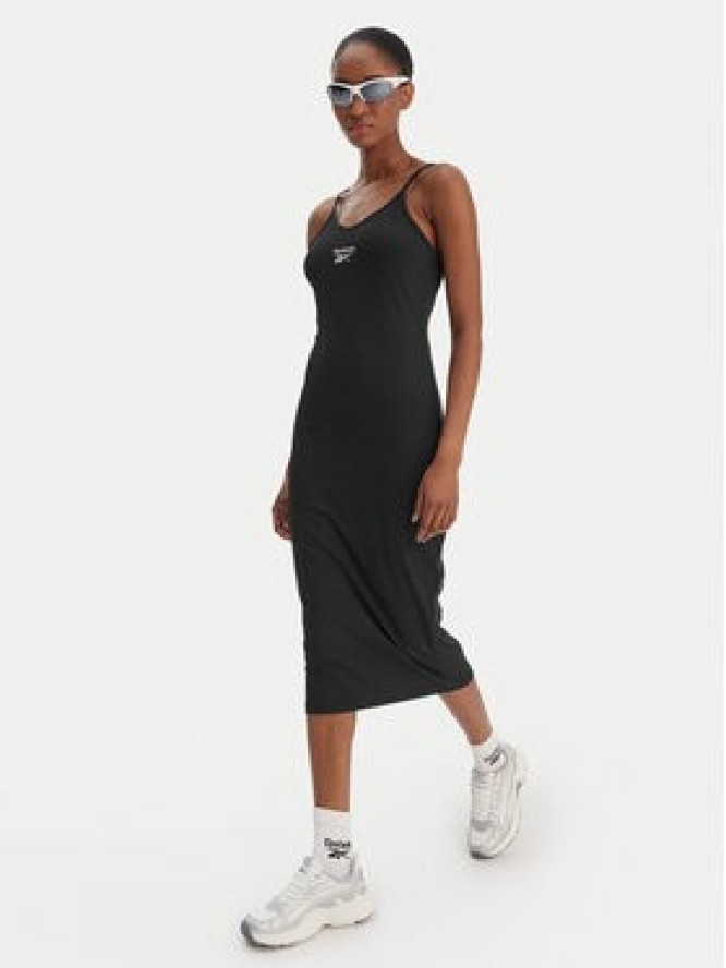 Reebok Sukienka codzienna Madaleine RK25515CCW Czarny Slim Fit