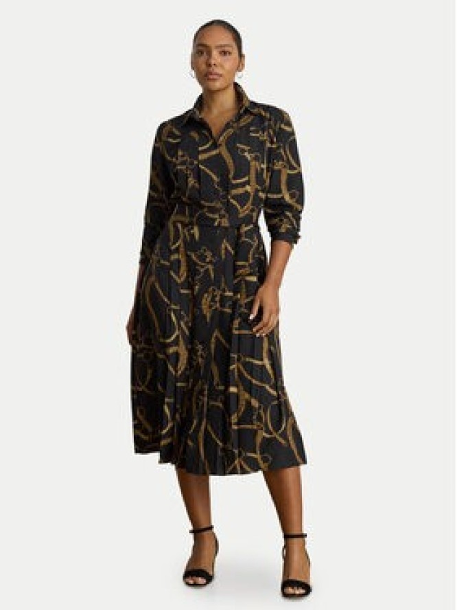 LAUREN RALPH LAUREN Sukienka koszulowa 200P13730001 Czarny A-Line Fit