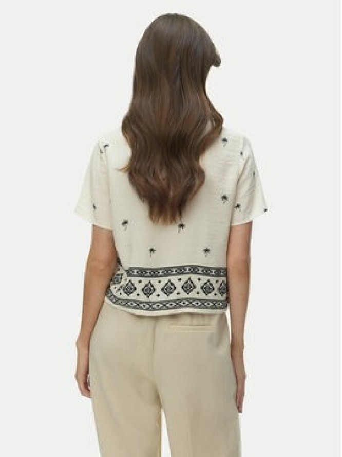 Vero Moda Koszula Kai 10345548 Beżowy Regular Fit