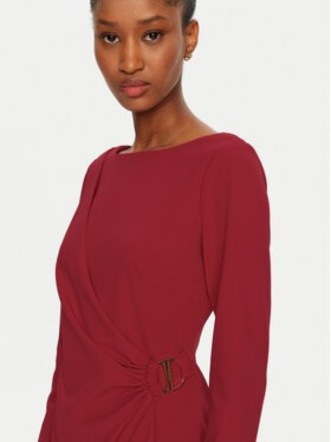 DKNY Sukienka koktajlowa DD4H1242 Czerwony Slim Fit