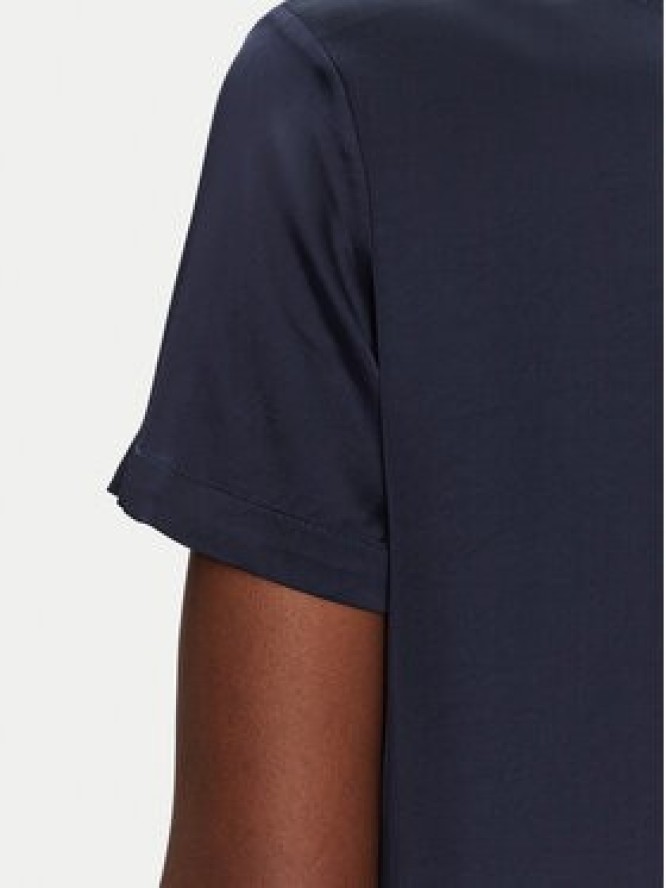 ViCOLO Bluzka TD0007 Granatowy Relaxed Fit