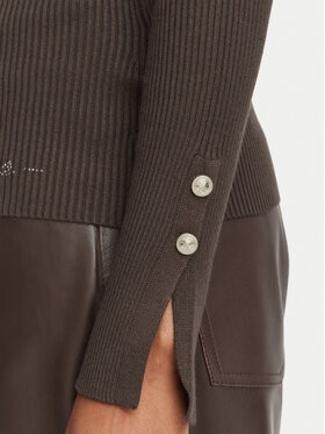 Guess Golf W6BR29 Z1417 Brązowy ciemny Slim Fit