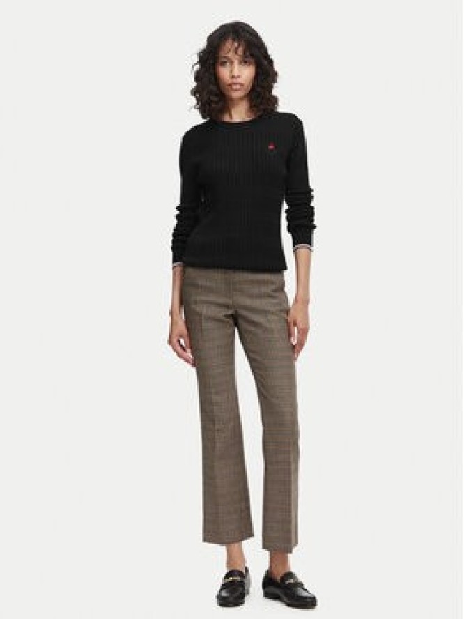 Beverly Hills Polo Club Sweter P-SS26W-M537390BLK Czarny Regular Fit