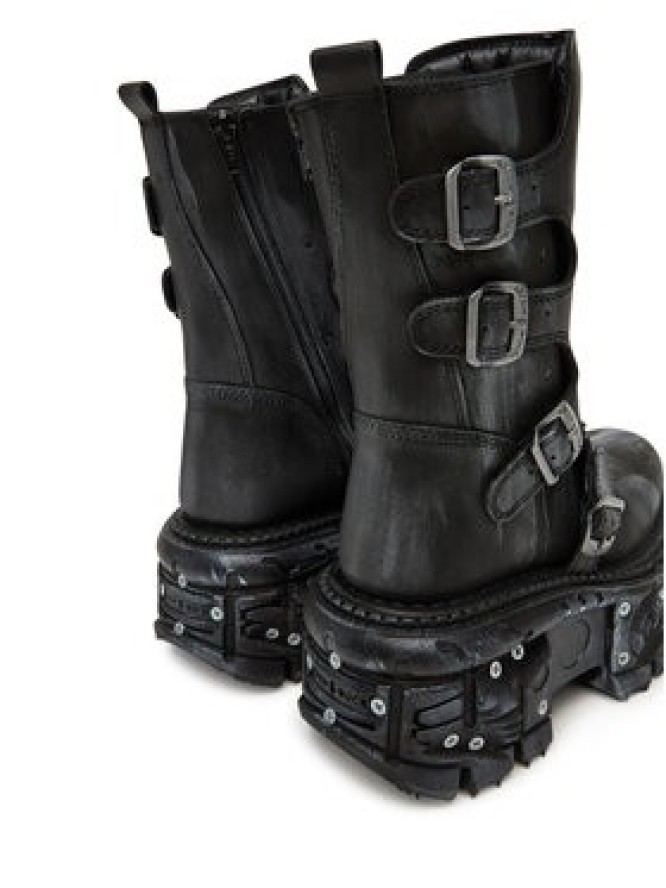 NEW ROCK Botki M-373SC-C1 Szary