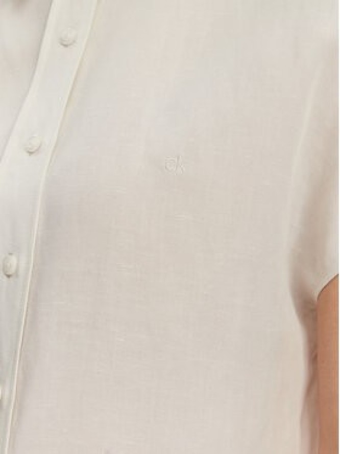 Calvin Klein Koszula K20K208322 Beżowy Regular Fit