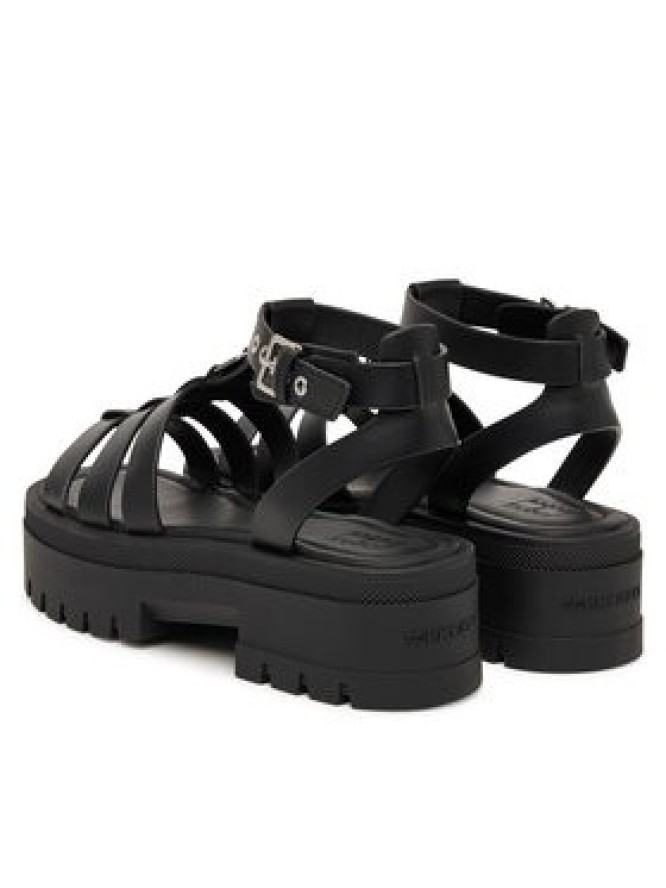 Tommy Jeans Sandały Tjw Fisherman Leather Max Sandal EN0EN02943 Czarny
