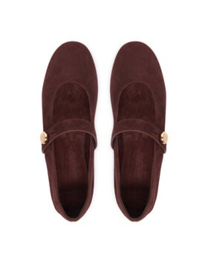 Tory Burch Baleriny 184681 Brązowy