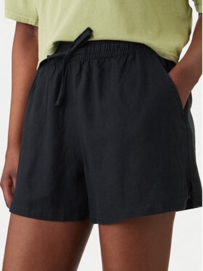 Roxy Szorty materiałowe Lekeitio Break ERJNS03490 Czarny Regular Fit