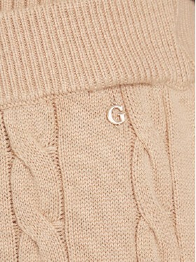 Guess Spodnie dzianinowe W5BB52 Z1192 Beżowy Regular Fit