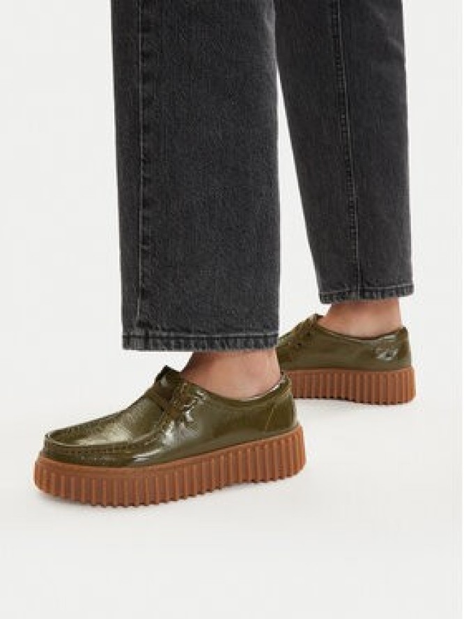 Clarks Półbuty Torhill Bee 26186668 Zielony