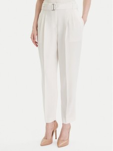 Boss Spodnie materiałowe Tapiah 50490037 Écru Relaxed Fit