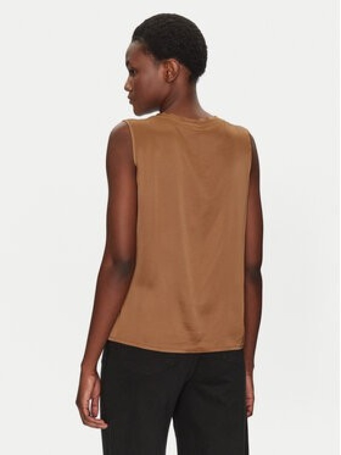 ViCOLO Bluzka TD0006 Brązowy Relaxed Fit