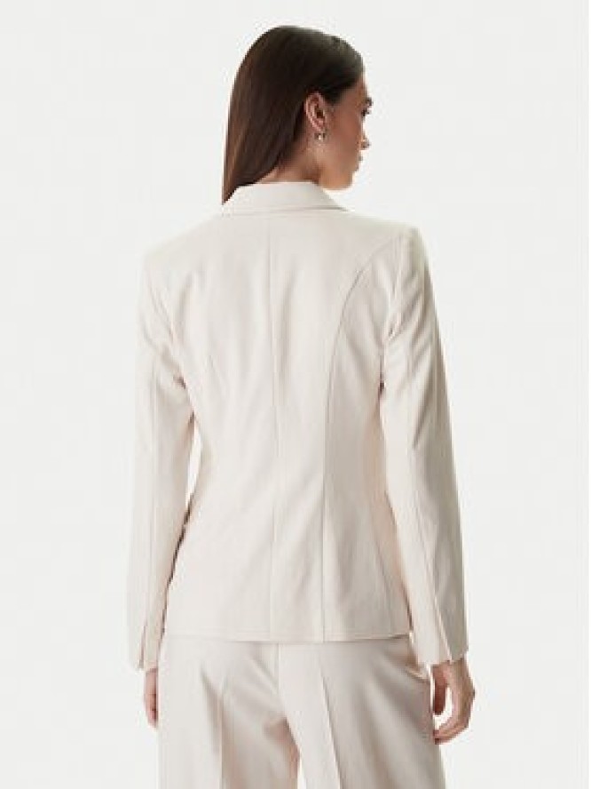 Marella Marynarka Slogan1 2615041211 Écru Slim Fit