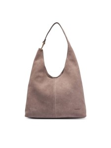 Calvin Klein Torebka Slouchy Suedelarge Shoulder Bag LV04F3690G Brązowy