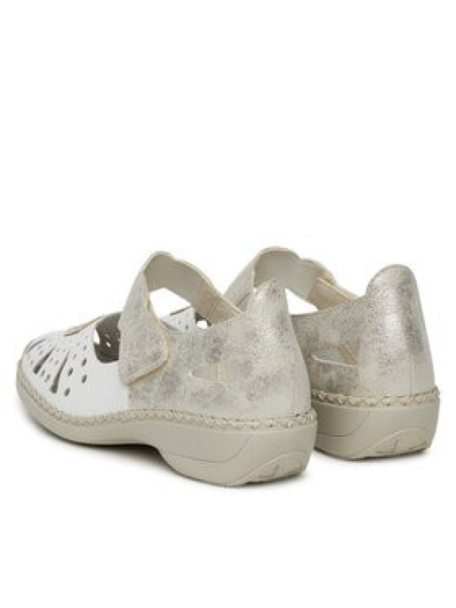 Rieker Półbuty 41368-80 Biały