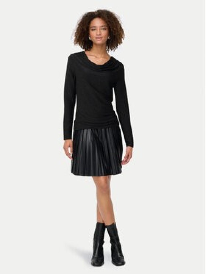 ONLY Bluzka Rich 15360265 Czarny Regular Fit