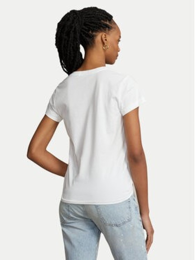 Polo Ralph Lauren T-Shirt 211902403001 Biały Regular Fit
