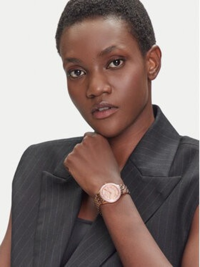 Michael Kors Zegarek Harlowe MK4845 Różowe złoto