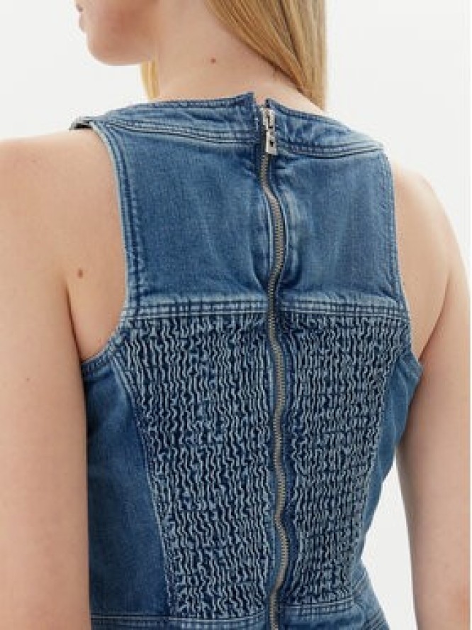 Guess Sukienka 175261 Niebieski Classic Fit