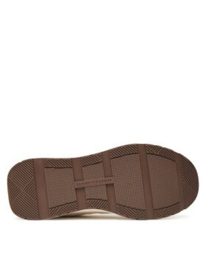 Tommy Hilfiger Sneakersy Casual Fashion Runner Mix FW0FW08693 Écru