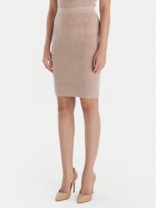 Marciano Guess Spódnica ołówkowa 5BGD00 5661Z Beżowy Slim Fit