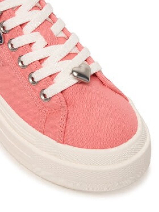 Tommy Jeans Sneakersy Tjw Flatform Sneaker Charms EN0EN02959 Różowy