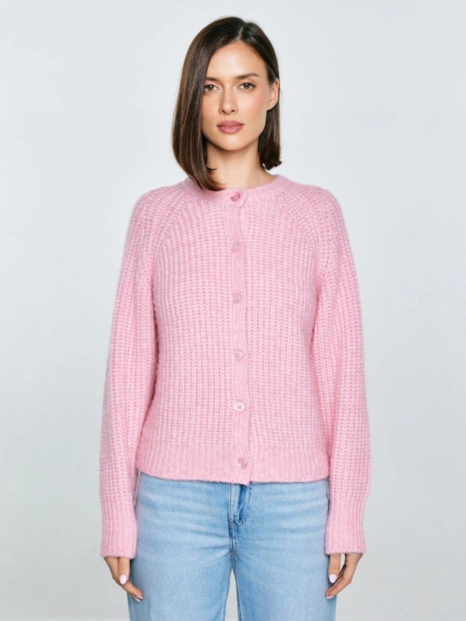 Kardigan damski różowy Rosina 600