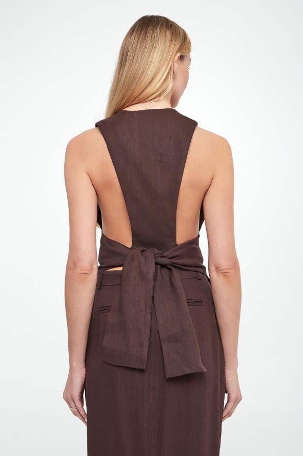 Kamizelka damska lniana ELISABETTA FRANCHI