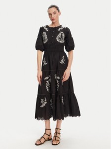 Pepe Jeans Sukienka codzienna Destiny PL953743 Czarny Regular Fit