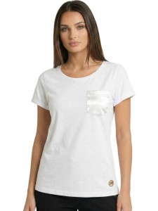Elegancki damski T-shirt z krótkim rękawem
