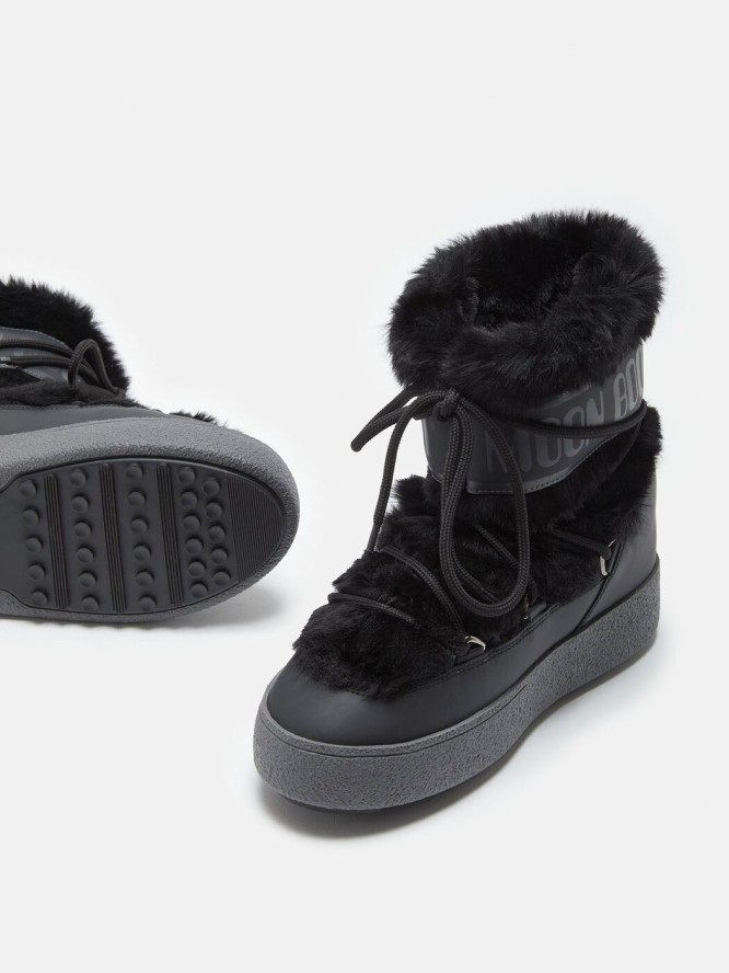 Moon Boot LTRACK FAUX FUR WP Śniegowce damskie