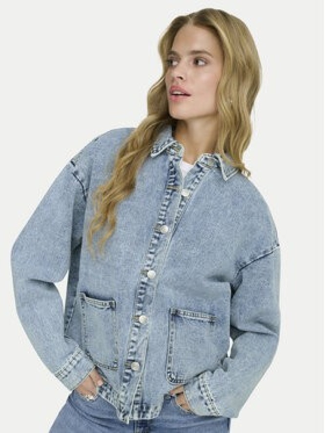 ONLY Kurtka jeansowa Lara 15372651 Niebieski Regular Fit