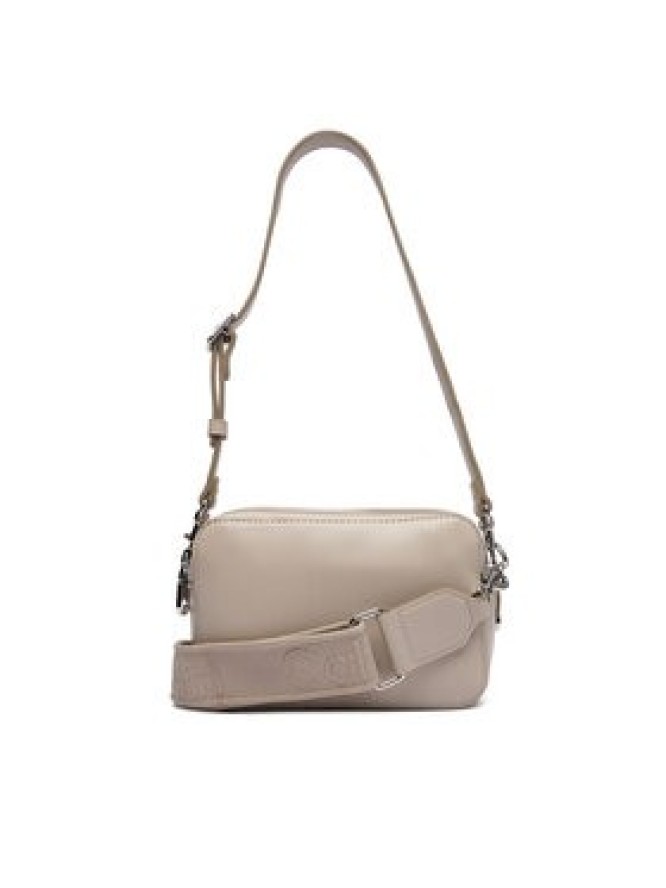 Calvin Klein Torebka Webbing Double Strap Camera Bag LV04F3165G Beżowy