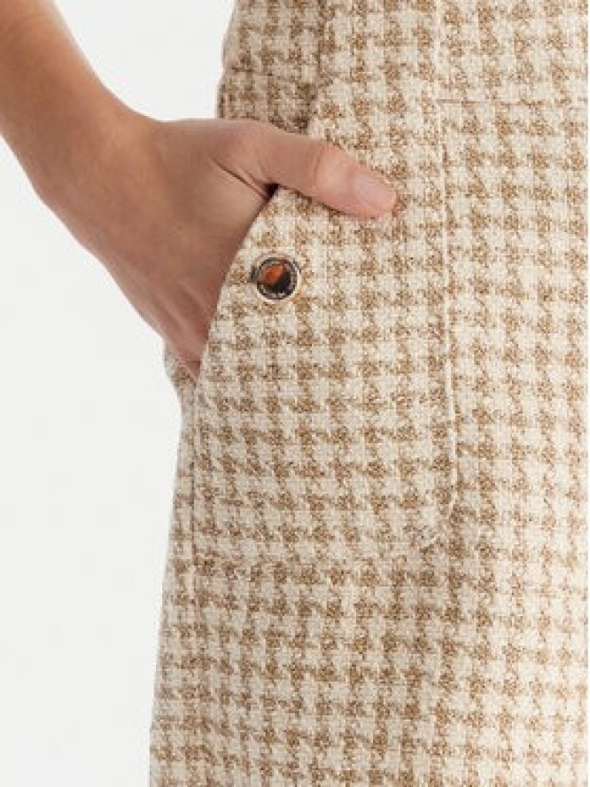 Morgan Szorty materiałowe 252-SHAV.F Beżowy Regular Fit