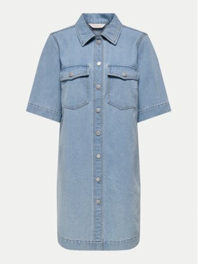 ONLY Sukienka jeansowa Belle 15324384 Niebieski Regular Fit