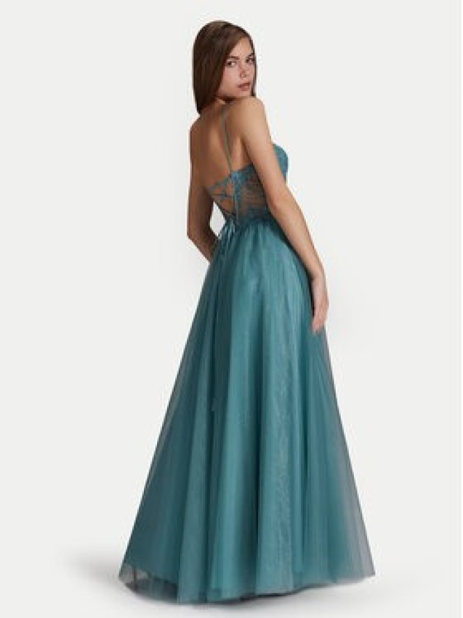 Hey Kyla Sukienka wieczorowa 5AI059HK Turkusowy Regular Fit