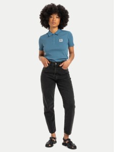 Quiksilver Jeansy Mom Denim EQWDP03026 Czarny Mom Fit
