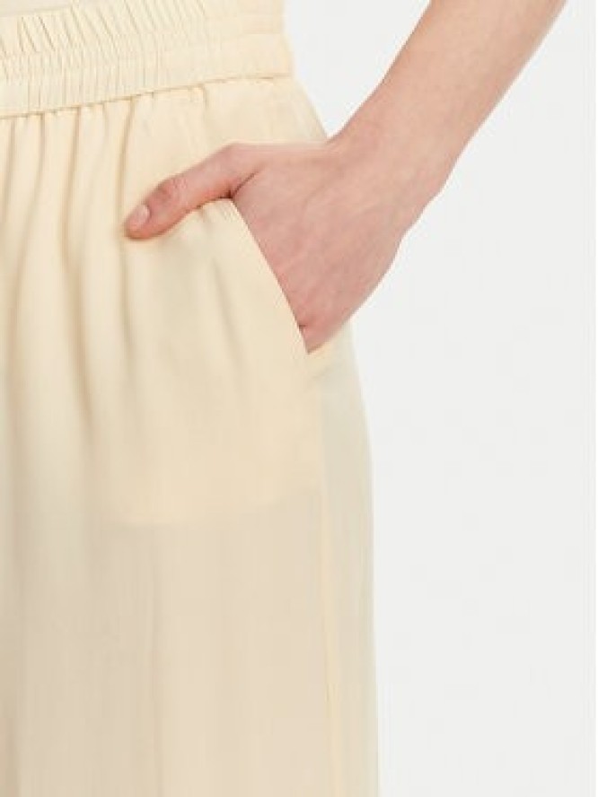 Marella Spodnie palazzo Vivaio 2513131054 Żółty Wide Leg