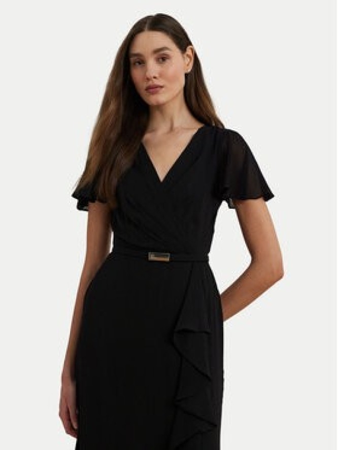 LAUREN RALPH LAUREN Sukienka wieczorowa 253909447001 Czarny Regular Fit