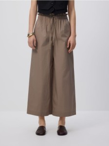 Luźne spodnie - beżowy