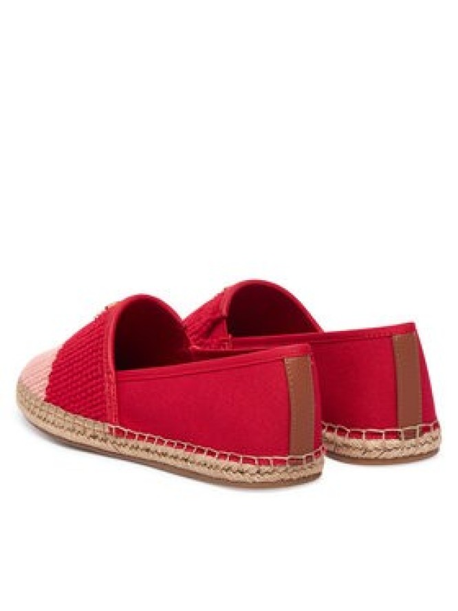 Tommy Hilfiger Espadryle Script Crochet Espadrille FW0FW09502 Czerwony