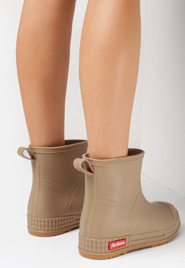 Ciemnobeżowe Kalosze Melenope