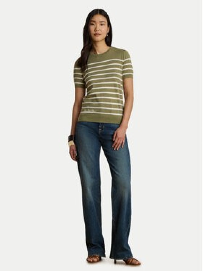 LAUREN RALPH LAUREN T-Shirt Eyelah 200P13973001 Zielony Regular Fit