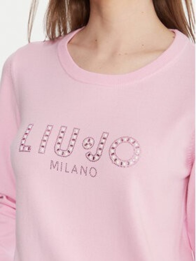 Liu Jo Sweter TF5248 MS63L Różowy Regular Fit