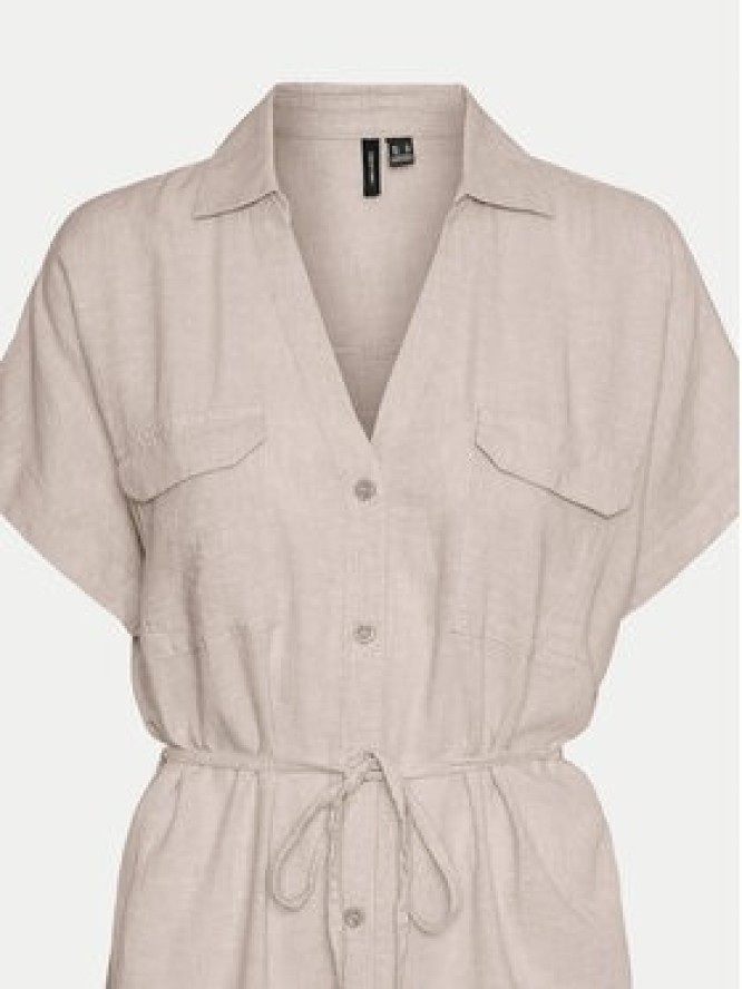 Vero Moda Sukienka letnia Linn 10323027 Szary Relaxed Fit