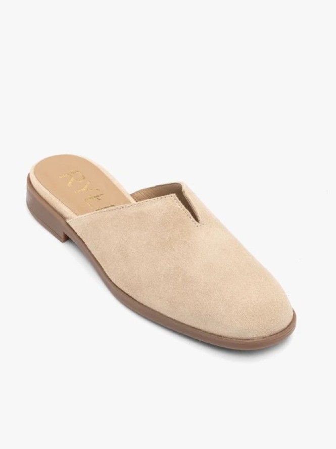 Piaskowe klapki mule