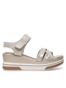 Remonte Sandały D1P51-90 Złoty