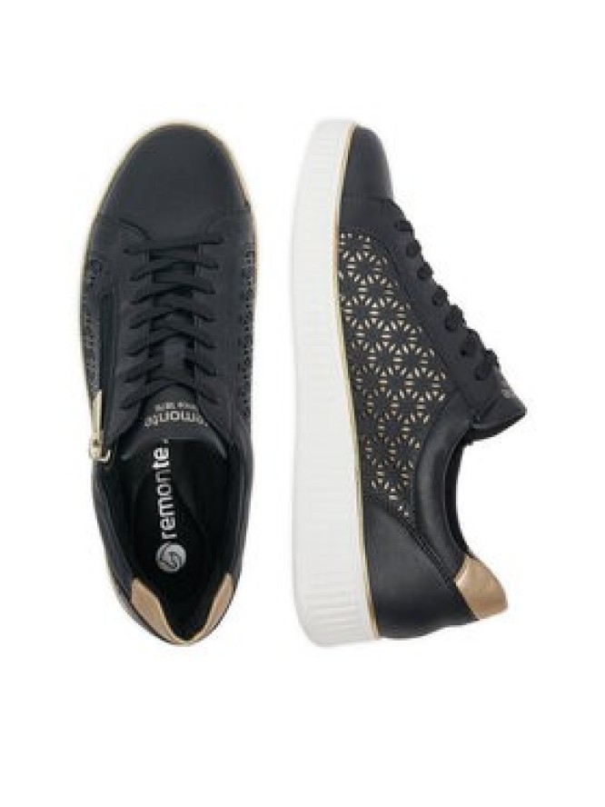 Remonte Sneakersy D2E03-03 Czarny
