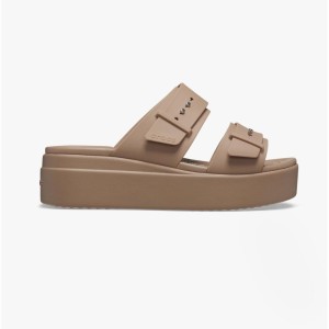 Klapki damskie Crocs BROOKLYN BUCKLE LOWWDG